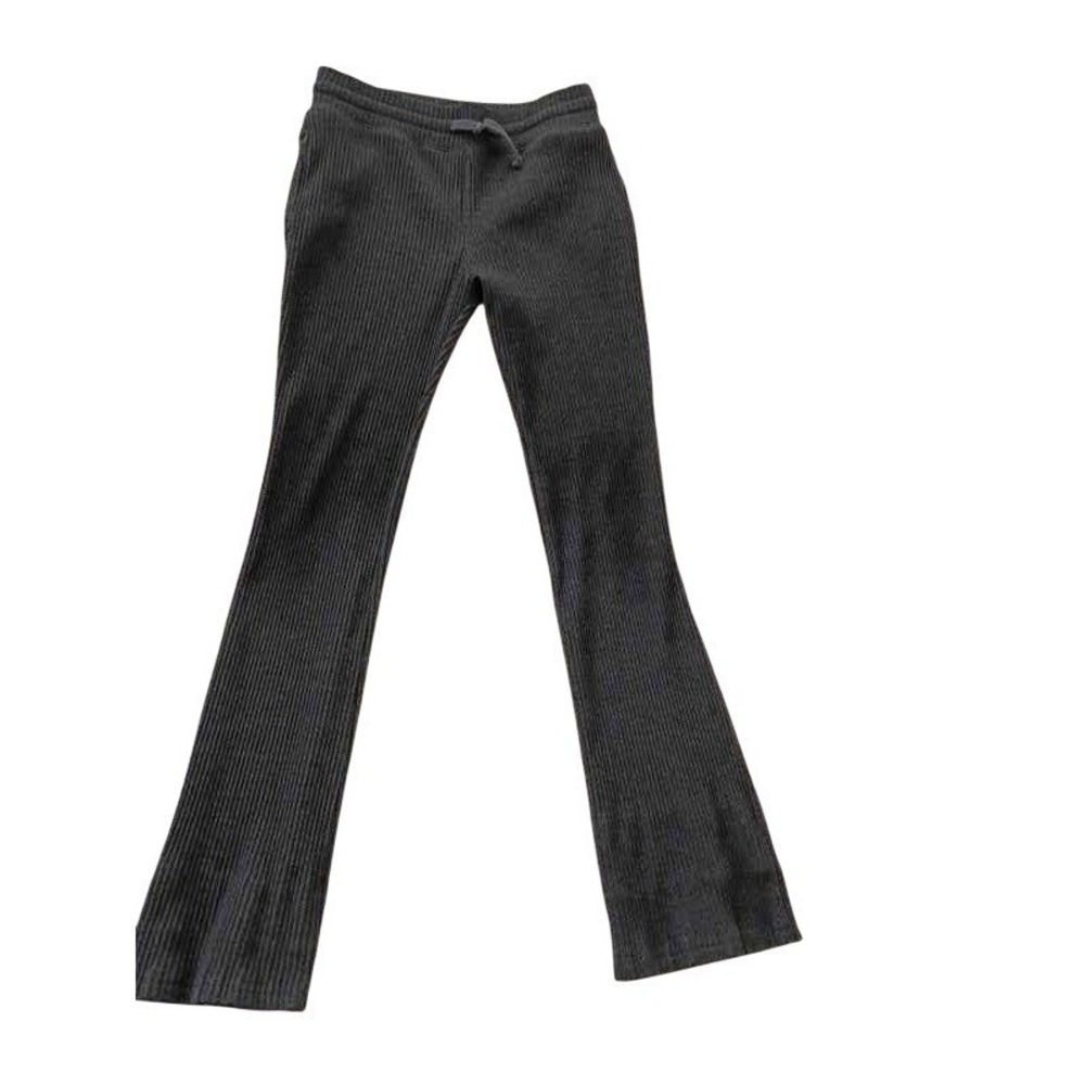 Abercrombie Youth Ribbed Flare Knit Jogger Pants Petite Fit Waist‎ 25–26